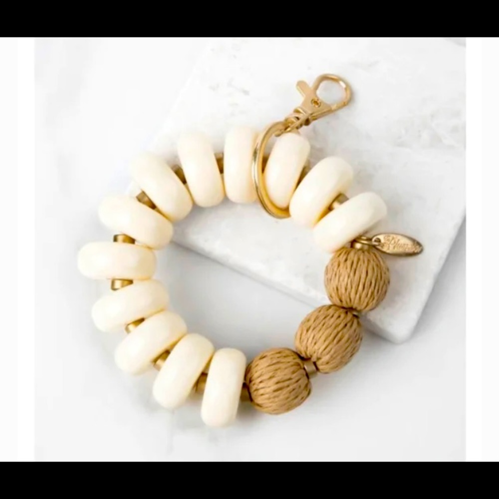 Pretty beaded clip bracelet